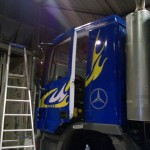 Folierung LKW_1_  BS-LINE Halle Leipzig